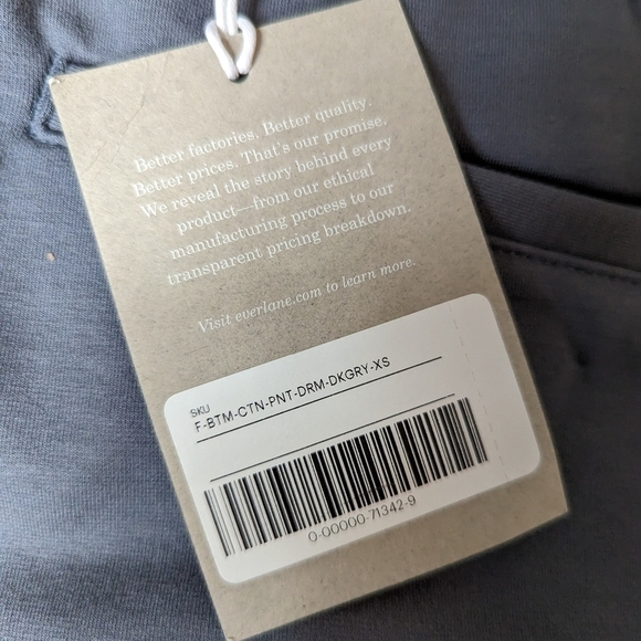 Everlane Dream Pant Dark Gray Slate Women High Rise Crop Pull On Ponte - Picture 9 of 15